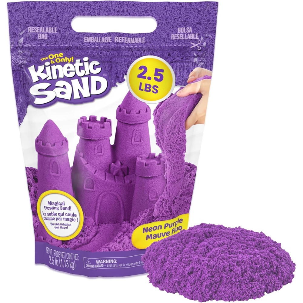 image:imageKinetic Sand 11lb Blue Mega Box Moldable Play Sand Sensory Toys Ages 3  Colorful Bulk Sand for Playsets Sensory Bins amp Classrooms Shape and Mold for OpenEnded Play Birthday Gifts for KidsPurple