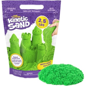 image:imageKinetic Sand 11lb Blue Mega Box Moldable Play Sand Sensory Toys Ages 3  Colorful Bulk Sand for Playsets Sensory Bins amp Classrooms Shape and Mold for OpenEnded Play Birthday Gifts for KidsGreen