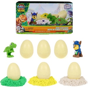 image:imagePAW Patrol The Dino Movie Dino Gem Eggs 6Pack Collectible Toys  6Pack Dino Eggs 12oz Kinetic Sand Hidden Surprise Gems Chase amp Dino Figures Kids Toys for Boys amp Girls Ages 3