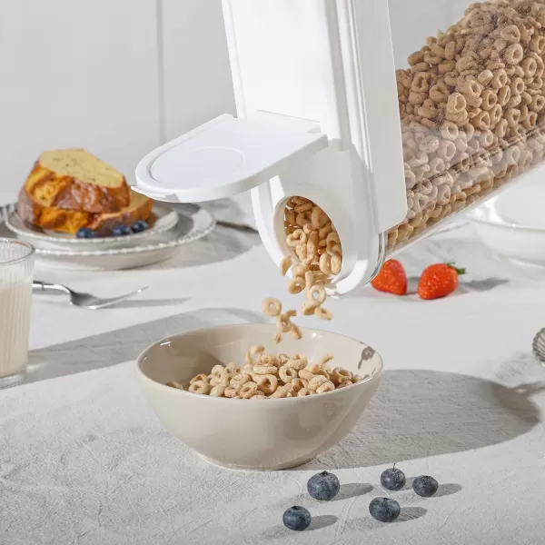 Vtopmart Cereal Containers Storage Set 3 PCS Airtight Food Storage Containers with FlipTop Lids Plastic Cereal Organizer Dispenser for Kitchen Pantry Organization Storage 1352oz4L