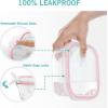 imageVtopmart 8 Pack Glass Food Storage Containers with Lids PinkPink