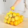 imageVtopmart 8 Pack Extra Large Clear Plastic Storage Bins11x11 Cube Acrylic Organizer Square Containers with Handle for PantryClosetLaundryRoomKitchenBathroomUnderSink Organization8