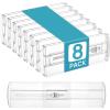 imageVtopmart 4 Pack Drawer Dividers for Clothes 4quot High 102quot166quot Adjustable Expandable Dresser Drawer Organizer Clear Plastic Separators for Dresser Baby Clothing Underwear Cosmetic Toiletries8