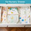 imageVtopmart 4 Pack Drawer Dividers for Clothes 4quot High 102quot166quot Adjustable Expandable Dresser Drawer Organizer Clear Plastic Separators for Dresser Baby Clothing Underwear Cosmetic Toiletries12