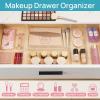 imageVtopmart 4 Pack Drawer Dividers for Clothes 4quot High 102quot166quot Adjustable Expandable Dresser Drawer Organizer Clear Plastic Separators for Dresser Baby Clothing Underwear Cosmetic Toiletries8