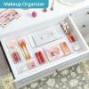 imageVtopmart 88PCS Clear Plastic Drawer Organizers Set 5Size Versatile Bathroom Drawer Organizer Trays Storage Bins for Makeup Vanity Kitchen Gadgets Utensils and Office88 PCS