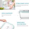 imageVtopmart 65L 220oz 275cup Extra Large Glass Food Storage Containers with Snap Airtight Lids for Roasting Turkey Rotisserie Chicken Baking Watermelon Storage BPA Free Oven Safe Dishwasher