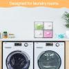 imageVtopmart 2 Pack Dryer Sheet Holder and Laundry Pods ContainerClear Stackable Storage Drawers for Washing Powder Scent Booster Beads Color Catchers ampamp Wool Balls Ideal for Laundry Room Organization