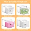 imageVtopmart 2 Pack Dryer Sheet Holder and Laundry Pods ContainerClear Stackable Storage Drawers for Washing Powder Scent Booster Beads Color Catchers ampamp Wool Balls Ideal for Laundry Room Organization