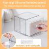 imageVtopmart 2 Pack Dryer Sheet Holder and Laundry Pods ContainerClear Stackable Storage Drawers for Washing Powder Scent Booster Beads Color Catchers ampamp Wool Balls Ideal for Laundry Room Organization