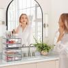 imageVtopmart 3 Tier Clear Makeup Organizer with Drawer Cosmetic Storage for Dresser Countertop and Bathroom Vanity Beauty Holder for Lipstick Brush Skincare5 Tier