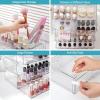 imageVtopmart 3 Tier Clear Makeup Organizer with Drawer Cosmetic Storage for Dresser Countertop and Bathroom Vanity Beauty Holder for Lipstick Brush Skincare5 Tier 2 Sizes Drawer