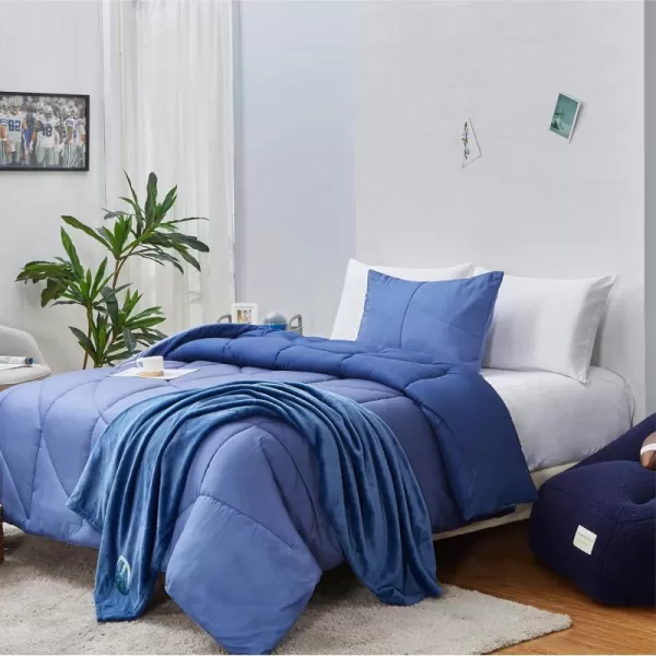 Aeropostale 3 Piece Marshmallow Wave Bedroom Comforter and Matching Sham Set FullQueenNavy BlueMarshmallow Wave Navy