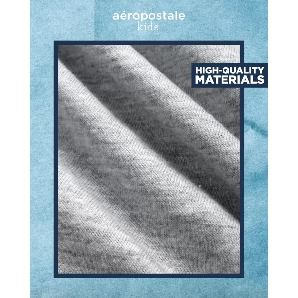 AEROPOSTALE Boys Shorts Set  2 Piece Short Sleeve Graphic Tee and Pull On Cargo Shorts  Trendy Boys Clothing Sets 416GreyBlack