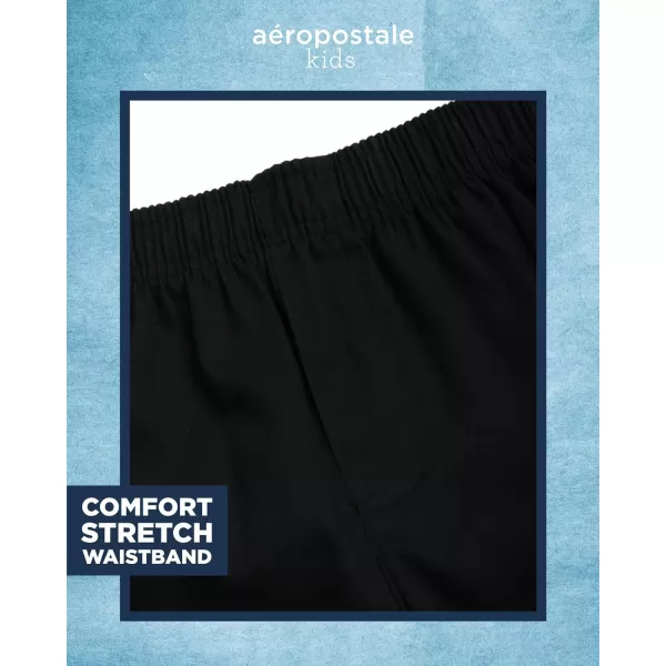 AEROPOSTALE Boys Shorts Set  2 Piece Short Sleeve Graphic Tee and Pull On Cargo Shorts  Trendy Boys Clothing Sets 416GreyBlack