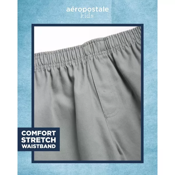 AEROPOSTALE Boys Shorts Set  2 Piece Short Sleeve Graphic Tee and Pull On Cargo Shorts  Trendy Boys Clothing Sets 416Shell PinkGrey