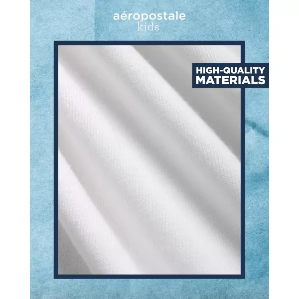 AEROPOSTALE Boys Shorts Set  2 Piece Short Sleeve Graphic Tee and Pull On Cargo Shorts  Trendy Boys Clothing Sets 416WhiteCream