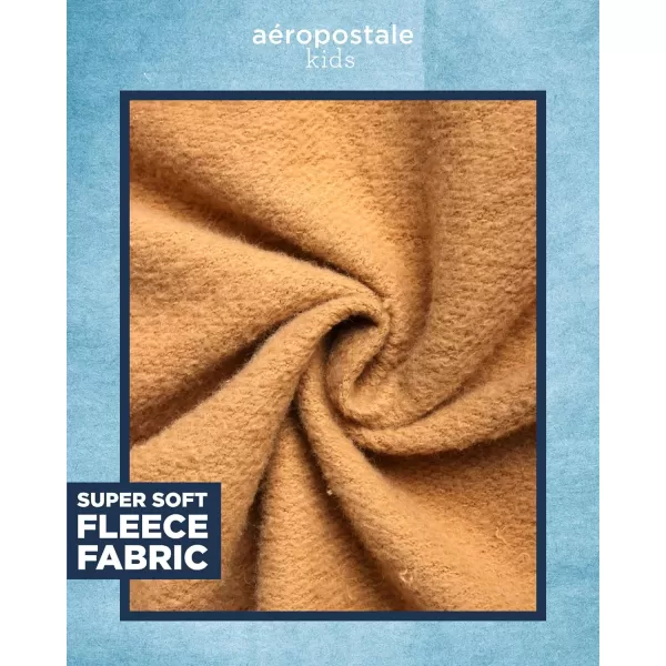 AEROPOSTALE Boys Sweatshirt  Kids Fleece Long Sleeve Crewneck Pullover  Youth Pullover Sweatshirt for Boys 816Coffee