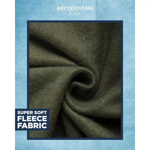 AEROPOSTALE Boys Sweatshirt  Kids Fleece Long Sleeve Crewneck Pullover  Youth Pullover Sweatshirt for Boys 816Olive