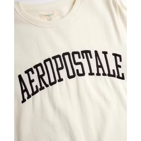 AEROPOSTALE Boys Sweatshirt  Kids Fleece Long Sleeve Crewneck Pullover  Youth Pullover Sweatshirt for Boys 816Papyrus
