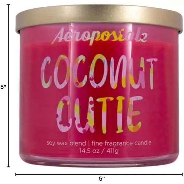 Aeropostale Candle Scented Candles Coconut Cutie Soy Candle