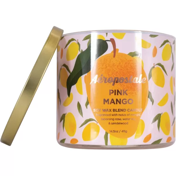 Aeropostale Candle Scented Candles Pink Mango Soy Candle