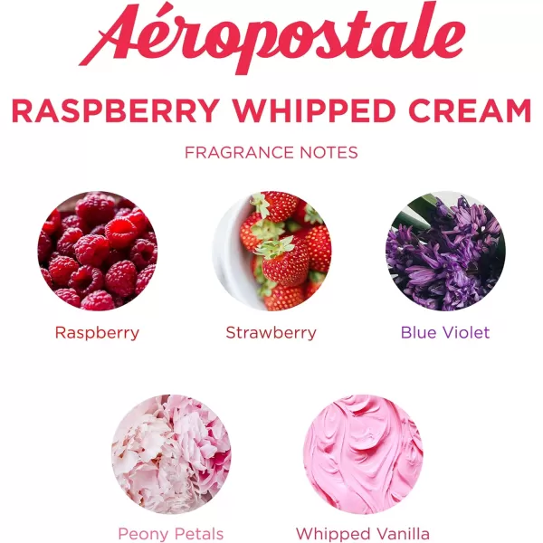 Aeropostale Candle Scented Candles Raspberry Whipped Cream Soy Candle