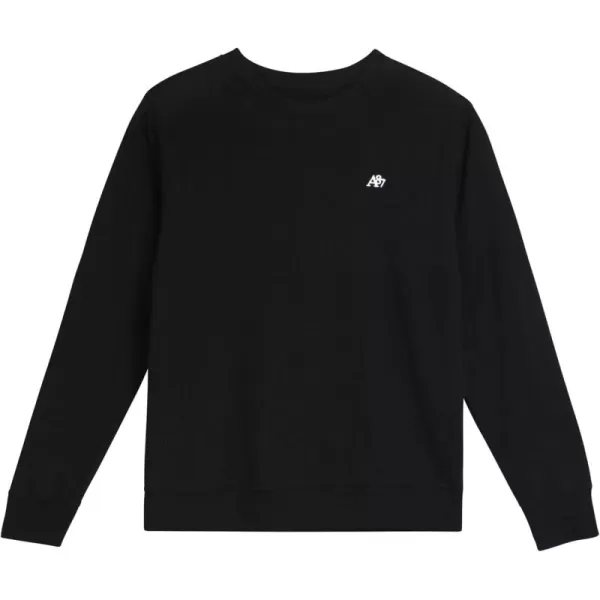 AEROPOSTALE Boys Sweatshirt  Kids Fleece Long Sleeve Crewneck Pullover  Youth Pullover Sweatshirt for Boys 816Black