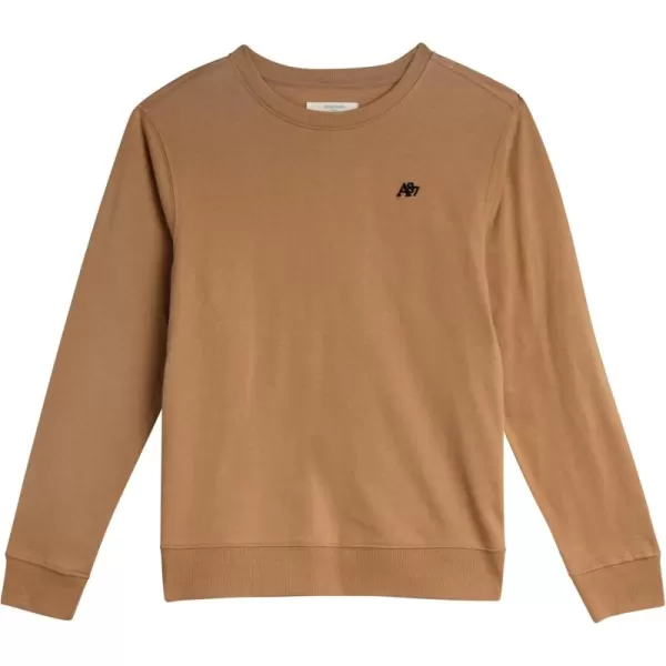 AEROPOSTALE Boys Sweatshirt  Kids Fleece Long Sleeve Crewneck Pullover  Youth Pullover Sweatshirt for Boys 816Coffee
