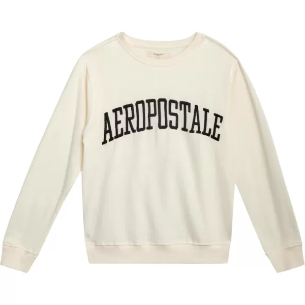 AEROPOSTALE Boys Sweatshirt  Kids Fleece Long Sleeve Crewneck Pullover  Youth Pullover Sweatshirt for Boys 816Papyrus