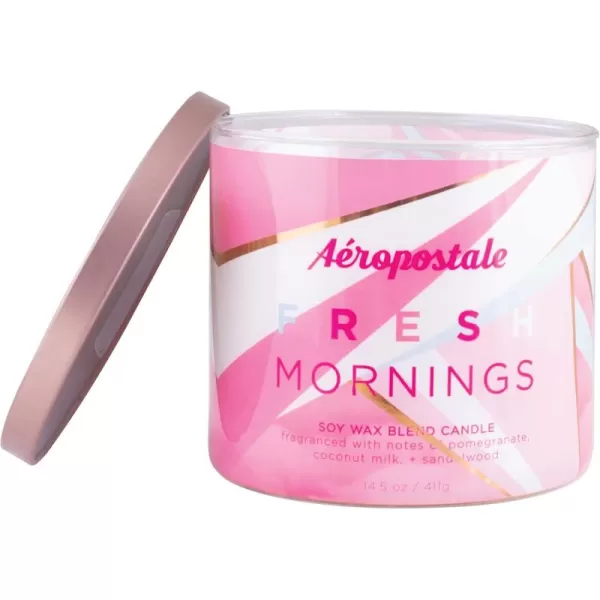 Aeropostale Candle Scented Candles Fresh Mornings Soy Candle