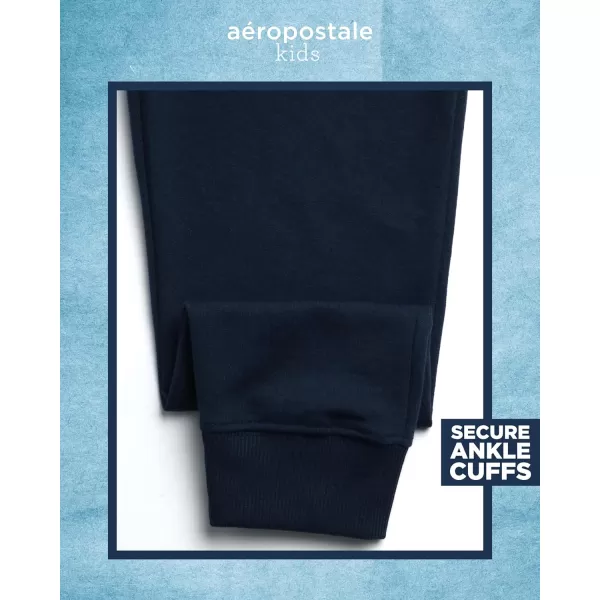 AEROPOSTALE Boys Sweatsuit Set  2 Piece Fleece Hoodie Sweatshirt and Jogger Sweatpants  Matching Pants Set for Boys 412Navy