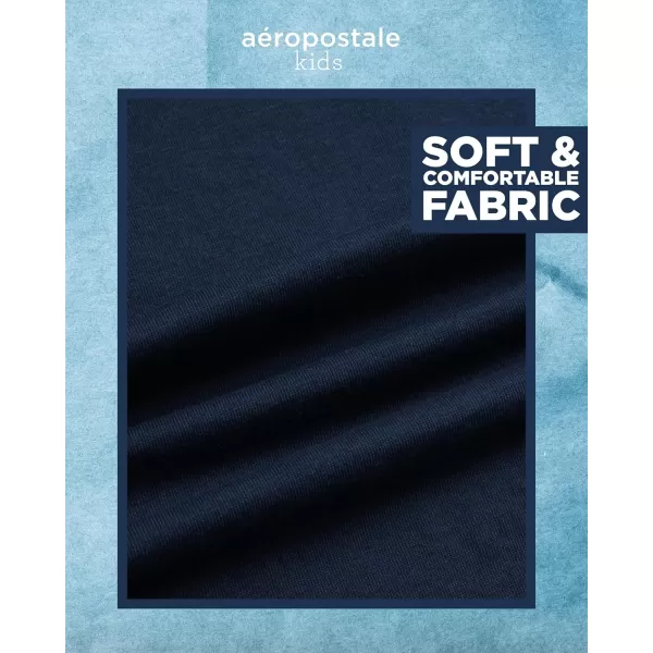 AEROPOSTALE Boys TShirt  Kids Cotton Short Sleeve Shirt  Classic Crewneck Graphic Tee for Boys 416Navy