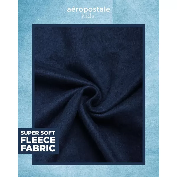 AEROPOSTALE Boys Zip Up Hoodie Sweatshirt  Casual Kids Fleece Hooded Sweatshirt for Boys 412Navy