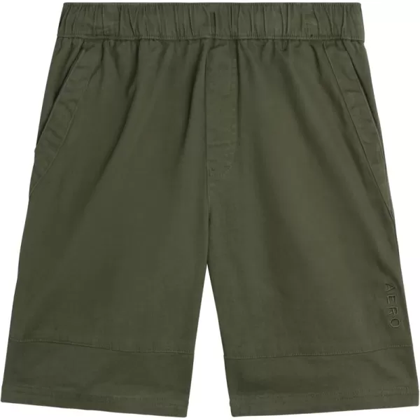 AEROPOSTALE Boys Shorts  Stretch Fit Pull On Khaki Chino Shorts  Woven Shorts for Boys 416Olive