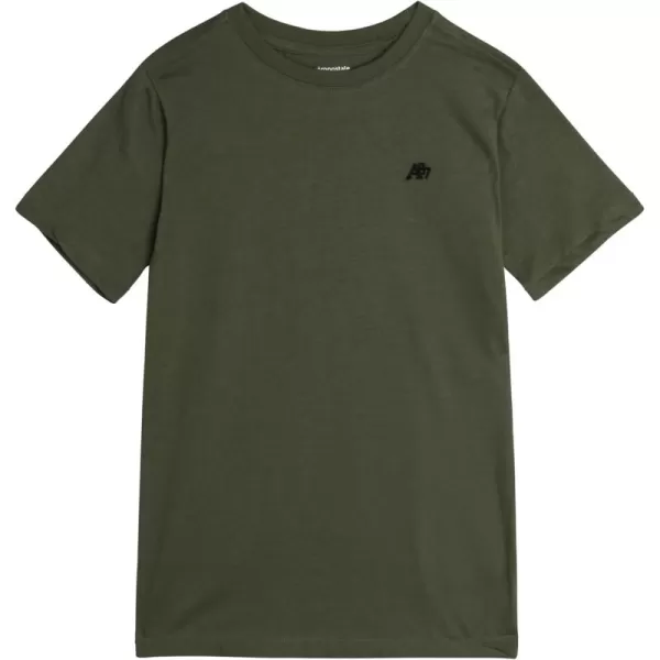 AEROPOSTALE Boys TShirt  Kids Basic Cotton Short Sleeve Shirt  Classic Crewneck Graphic Tee for Boys 416Olive