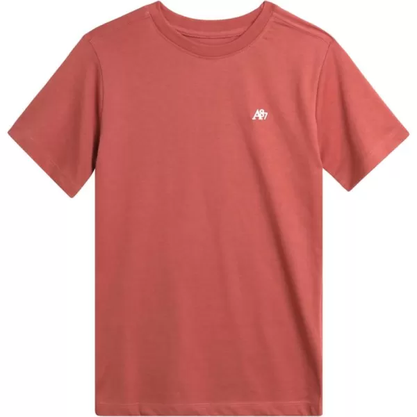 AEROPOSTALE Boys TShirt  Kids Basic Cotton Short Sleeve Shirt  Classic Crewneck Graphic Tee for Boys 416Shell Pink