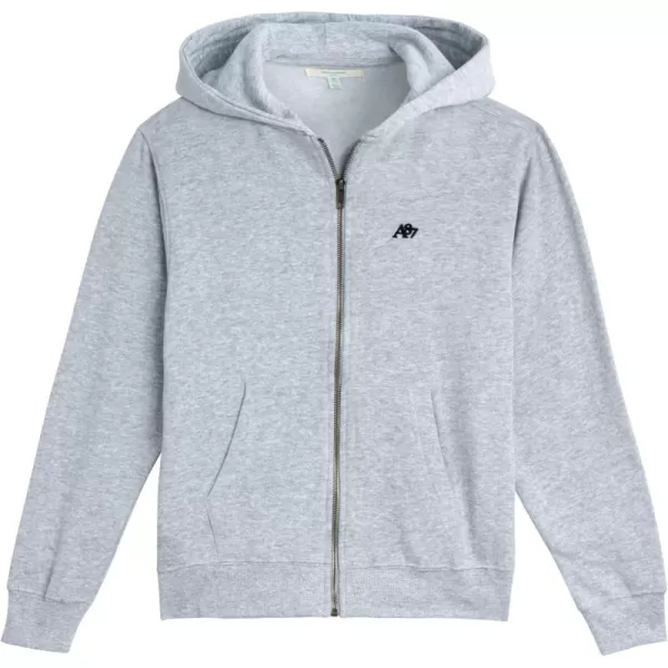 AEROPOSTALE Boys Zip Up Hoodie Sweatshirt  Casual Kids Fleece Hooded Sweatshirt for Boys 412Grey