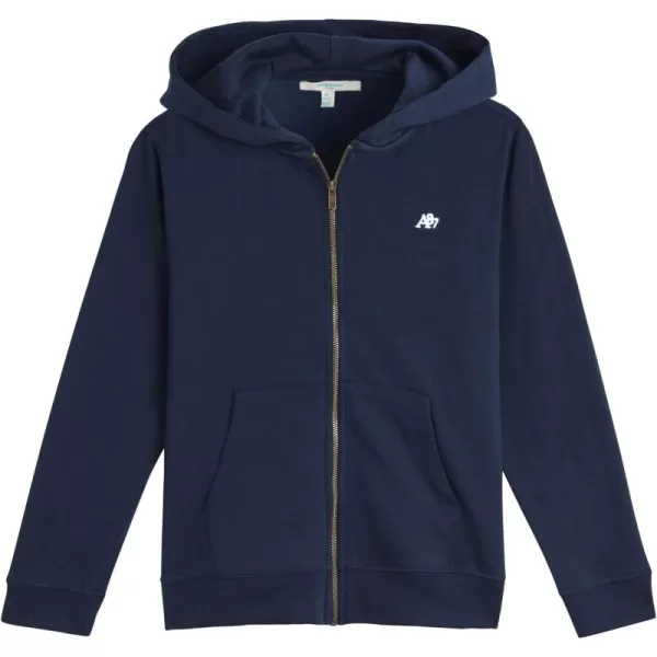 AEROPOSTALE Boys Zip Up Hoodie Sweatshirt  Casual Kids Fleece Hooded Sweatshirt for Boys 412Navy