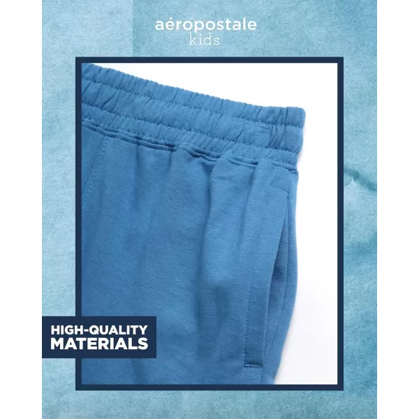 AEROPOSTALE Boys Active Shorts  Fleece Sweat Shorts with Pockets  Gym Running Performance Athletic Shorts 416Blue Cargo