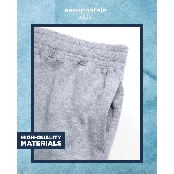 AEROPOSTALE Boys Active Shorts  Fleece Sweat Shorts with Pockets  Gym Running Performance Athletic Shorts 416Grey Cargo