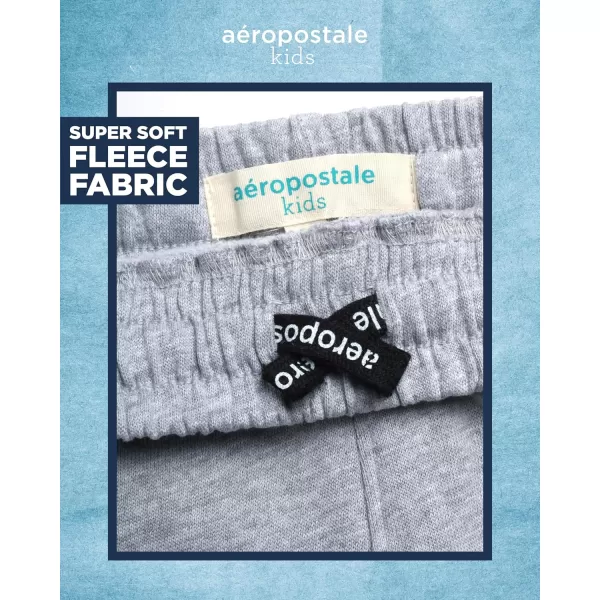 AEROPOSTALE Boys Active Shorts  Fleece Sweat Shorts with Pockets  Gym Running Performance Athletic Shorts 416Grey Cargo
