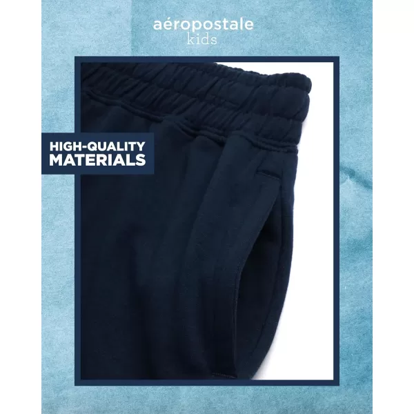 AEROPOSTALE Boys Active Shorts  Fleece Sweat Shorts with Pockets  Gym Running Performance Athletic Shorts 416Navy