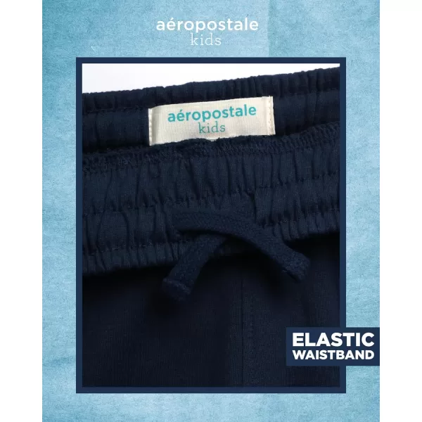 AEROPOSTALE Boys Active Shorts  Fleece Sweat Shorts with Pockets  Gym Running Performance Athletic Shorts 416Navy