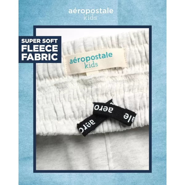 AEROPOSTALE Boys Active Shorts  Fleece Sweat Shorts with Pockets  Gym Running Performance Athletic Shorts 416Oatmeal Cargo