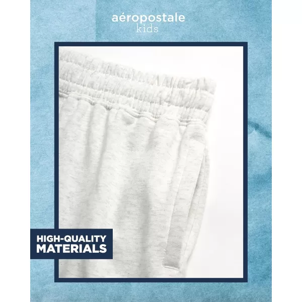 AEROPOSTALE Boys Active Shorts  Fleece Sweat Shorts with Pockets  Gym Running Performance Athletic Shorts 416Oatmeal Cargo