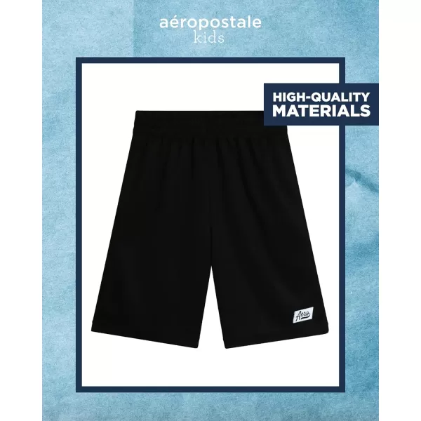 AEROPOSTALE Boys Active Shorts Set  2 Piece Short Sleeve TShirt and Mesh Gym Shorts  Activewear Outfit for Boys 412RedBlue