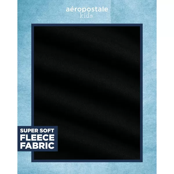 AEROPOSTALE Boys Sweatshirt  Fleece Pullover Hoodie Sweatshirt  Kids Fashion Hooded Sweatshirt 412Black