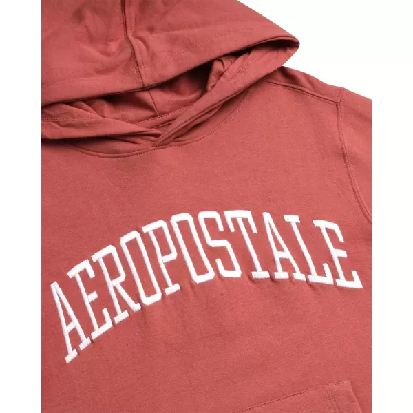 AEROPOSTALE Boys Sweatshirt  Fleece Pullover Hoodie Sweatshirt  Kids Fashion Hooded Sweatshirt 412Brick