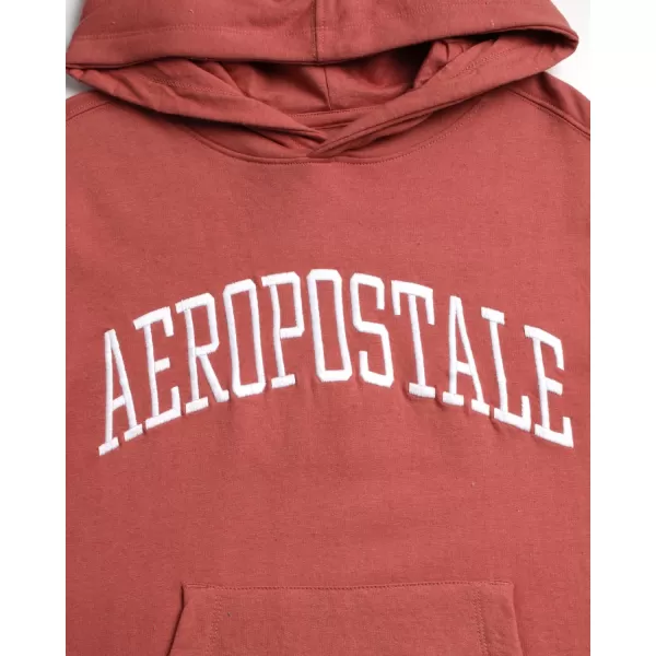 AEROPOSTALE Boys Sweatshirt  Fleece Pullover Hoodie Sweatshirt  Kids Fashion Hooded Sweatshirt 412Brick